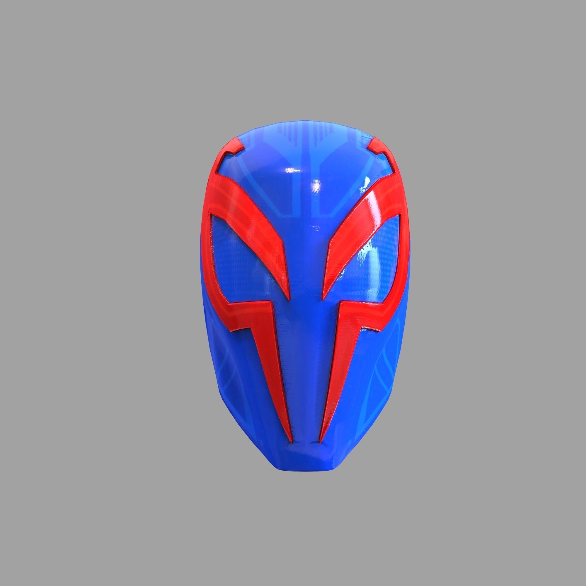 Spider Man 2099 Future Full Wearable Helmet 3D print model_55