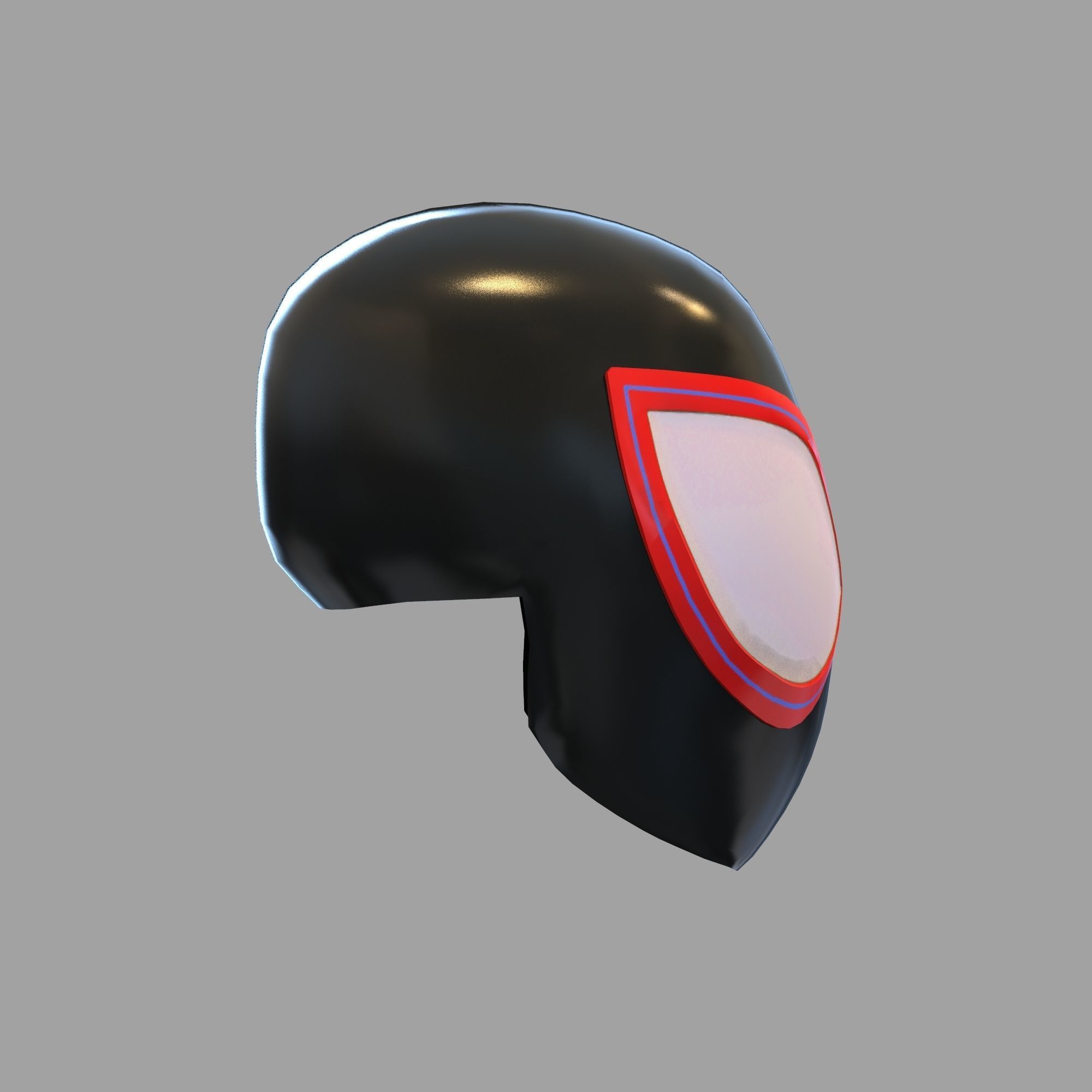 Miles Morales Spider Man in Spiderverse Full Wearable Helmet 3D print model_28