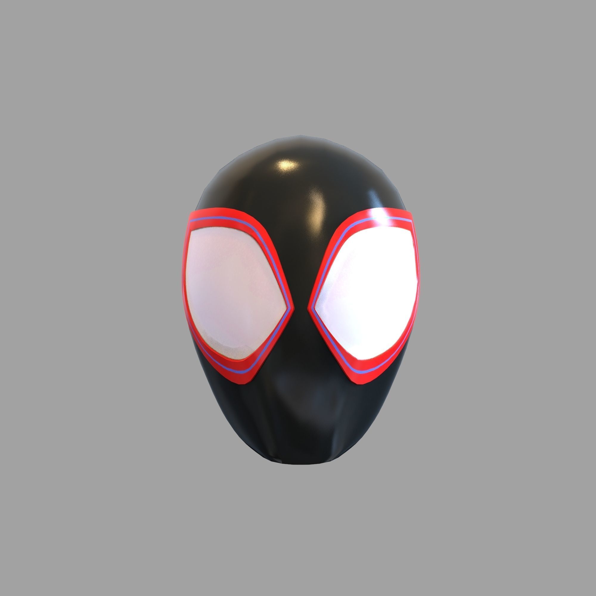 Miles Morales Spider Man in Spiderverse Full Wearable Helmet 3D print model_49