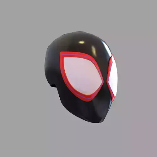 Miles Morales Spider Man in Spiderverse Full Wearable Helmet 3D print model
