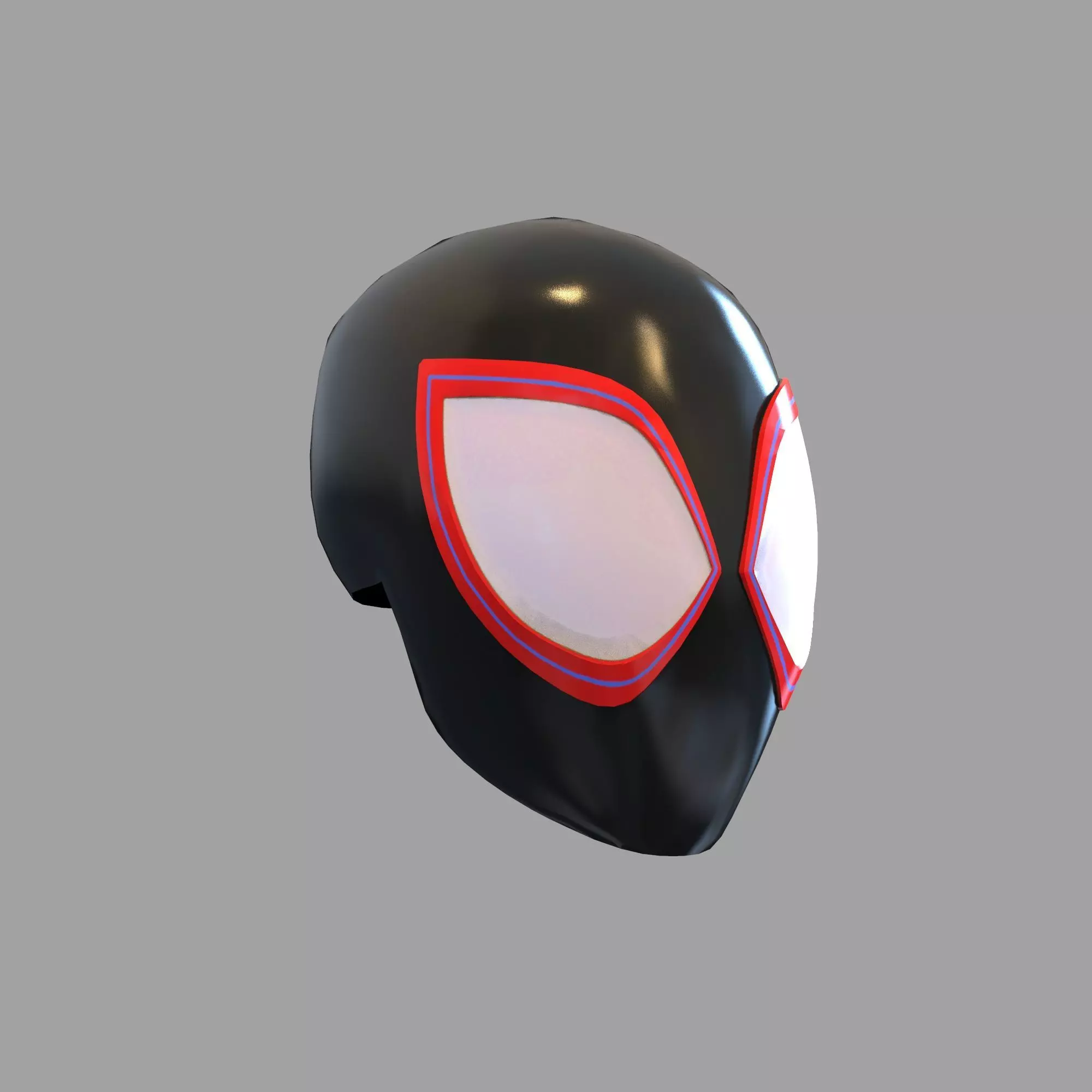 Miles Morales Spider Man in Spiderverse Full Wearable Helmet 3D print model_0