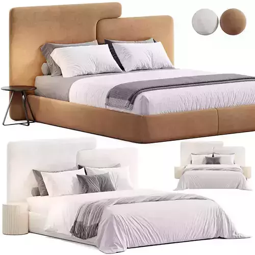 Together bed by Lecomfort 3D model
