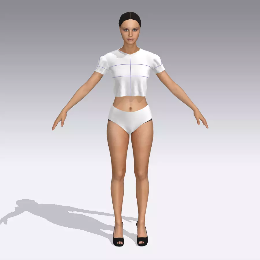 Underwear Free 3D model_0