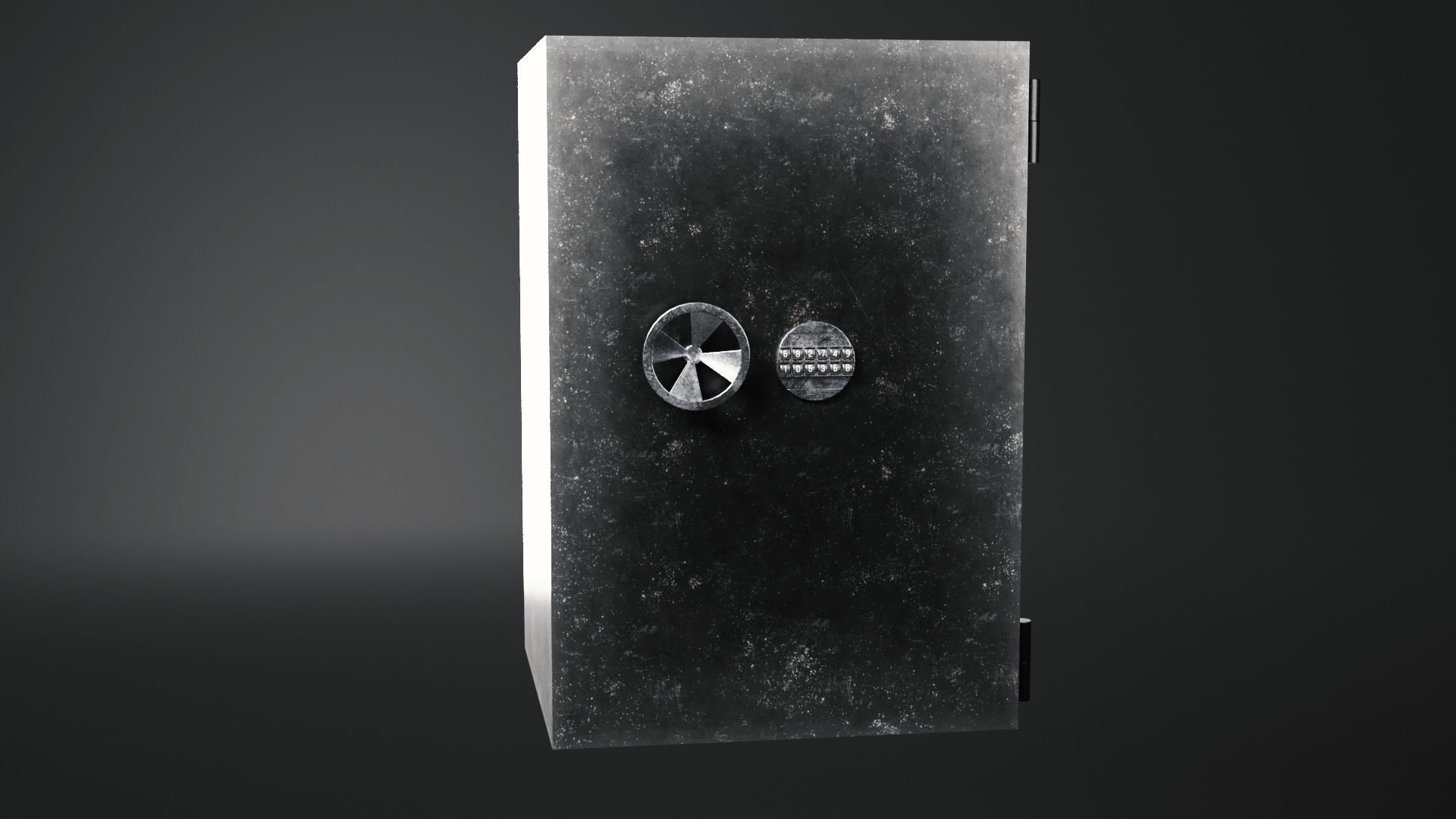 Low-poly Safe by Nikdox Low-poly 3D model_7