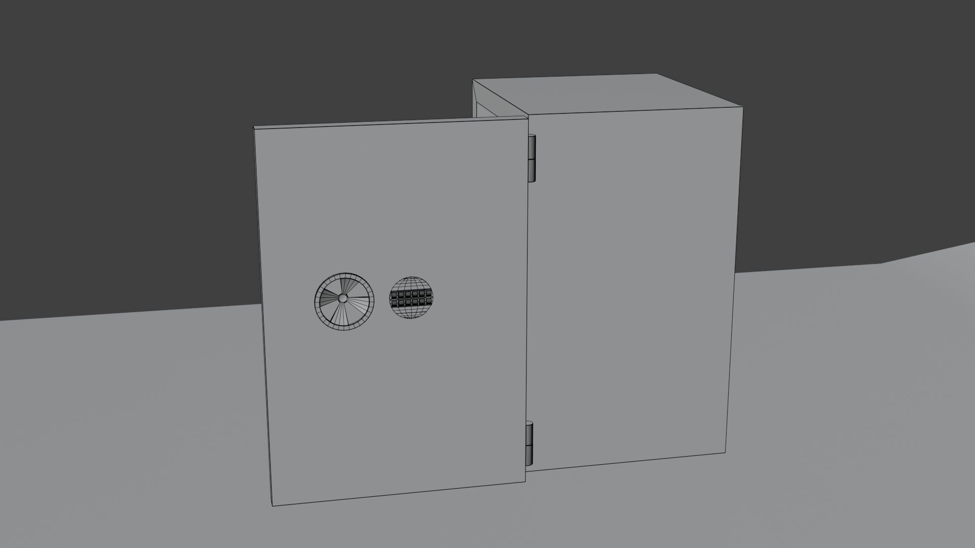 Low-poly Safe by Nikdox Low-poly 3D model_20
