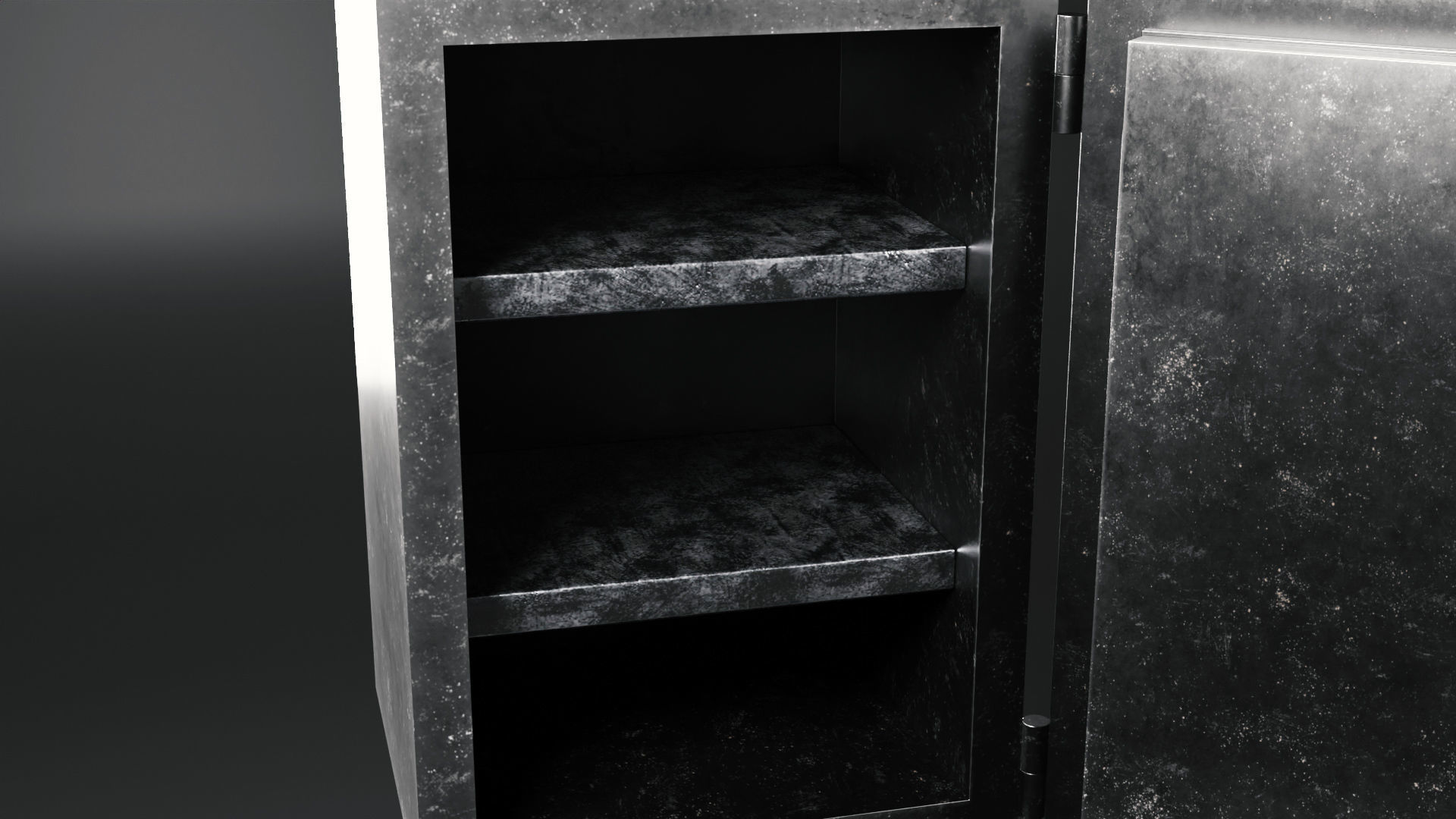 Low-poly Safe by Nikdox Low-poly 3D model_9