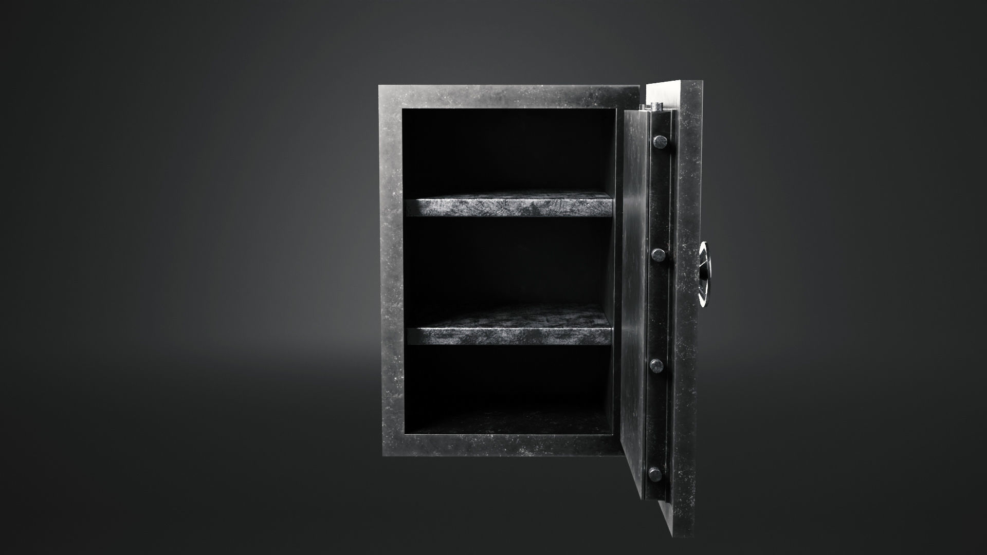 Low-poly Safe by Nikdox Low-poly 3D model_10
