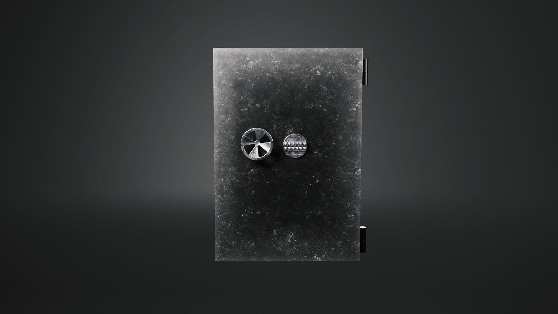 Low-poly Safe by Nikdox Low-poly 3D model_6