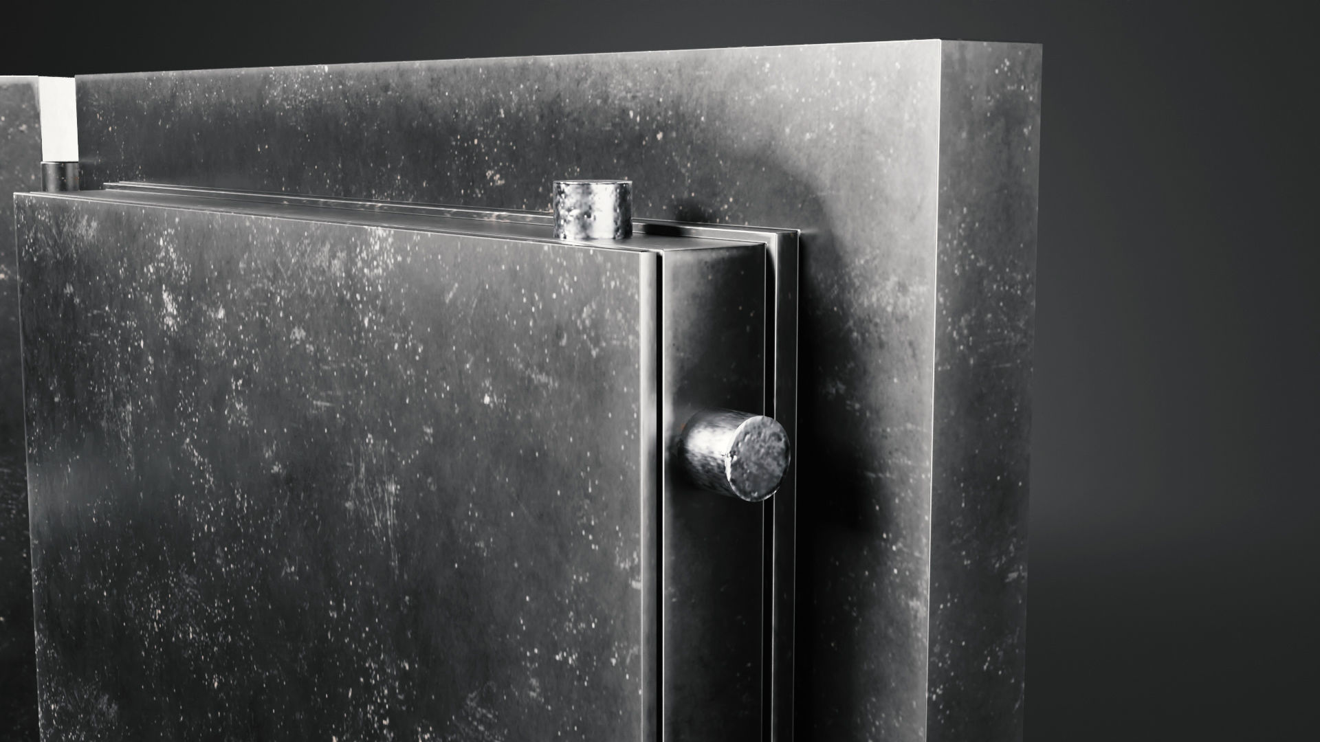 Low-poly Safe by Nikdox Low-poly 3D model_4