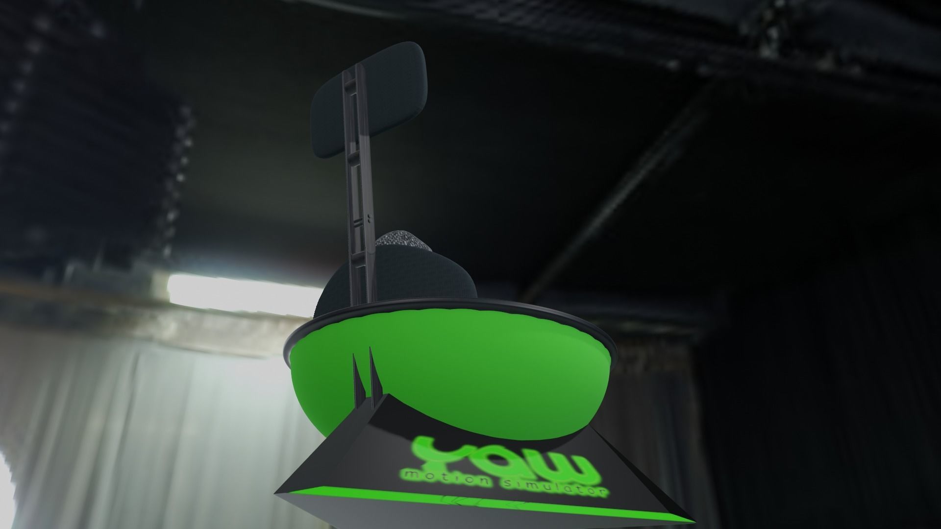 Yaw Motion Simulator 3D model_5