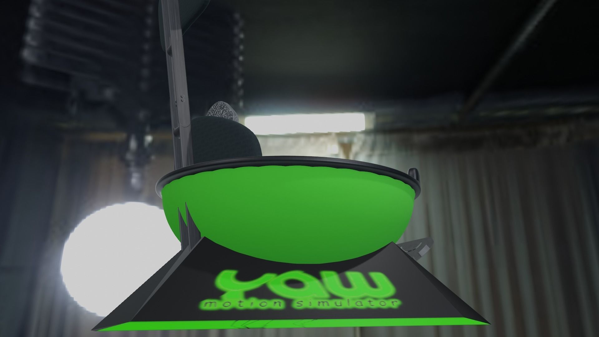 Yaw Motion Simulator 3D model_2