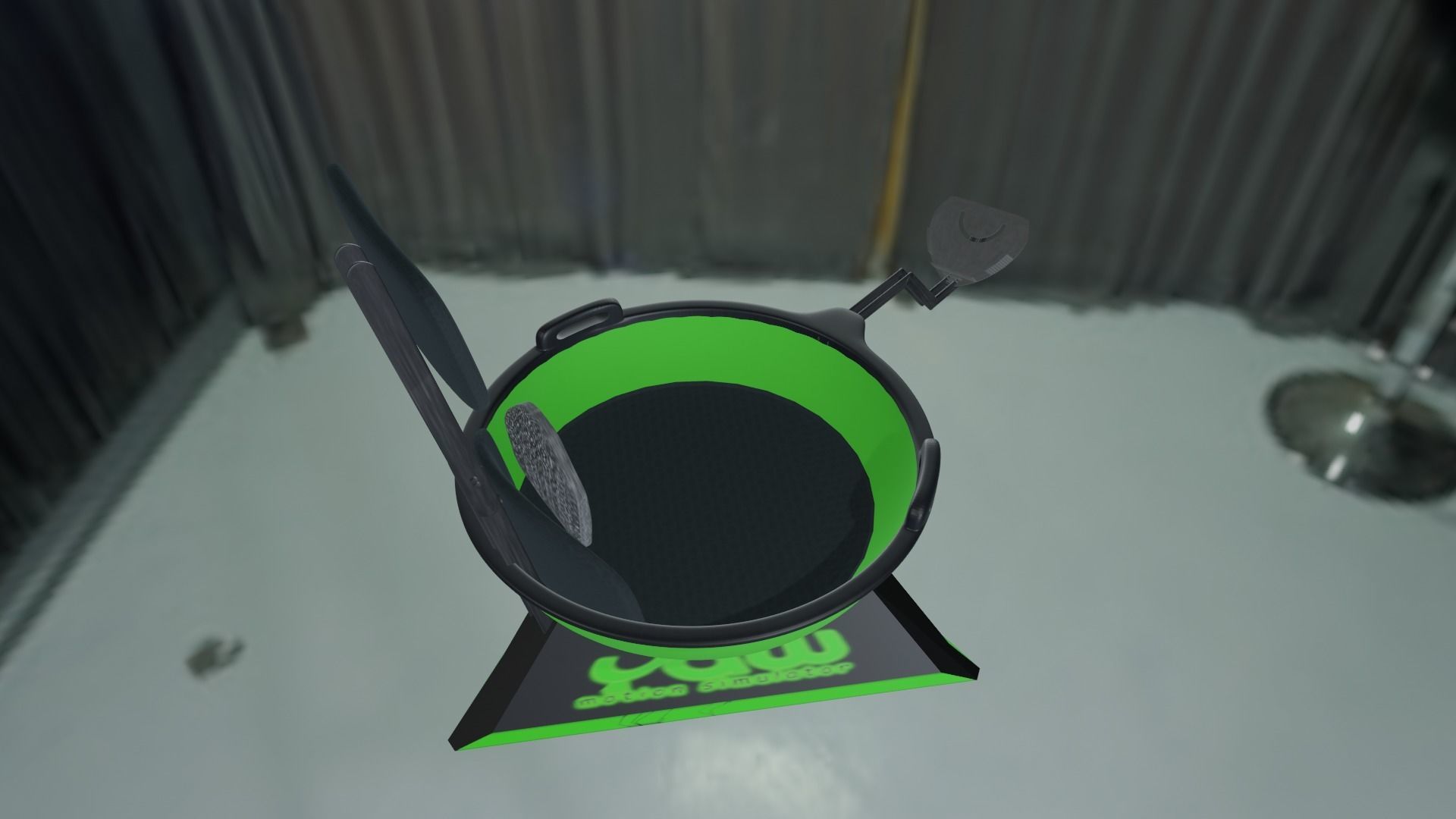 Yaw Motion Simulator 3D model_1