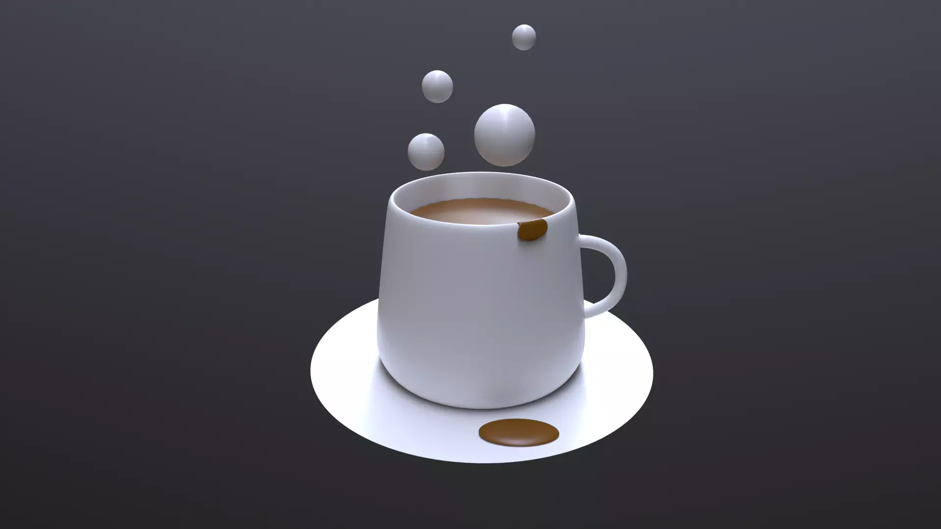 Space Cup Free low-poly 3D model