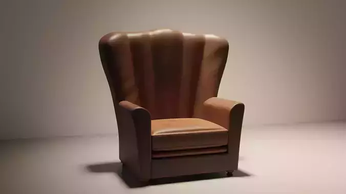 Old Leather Umchair 