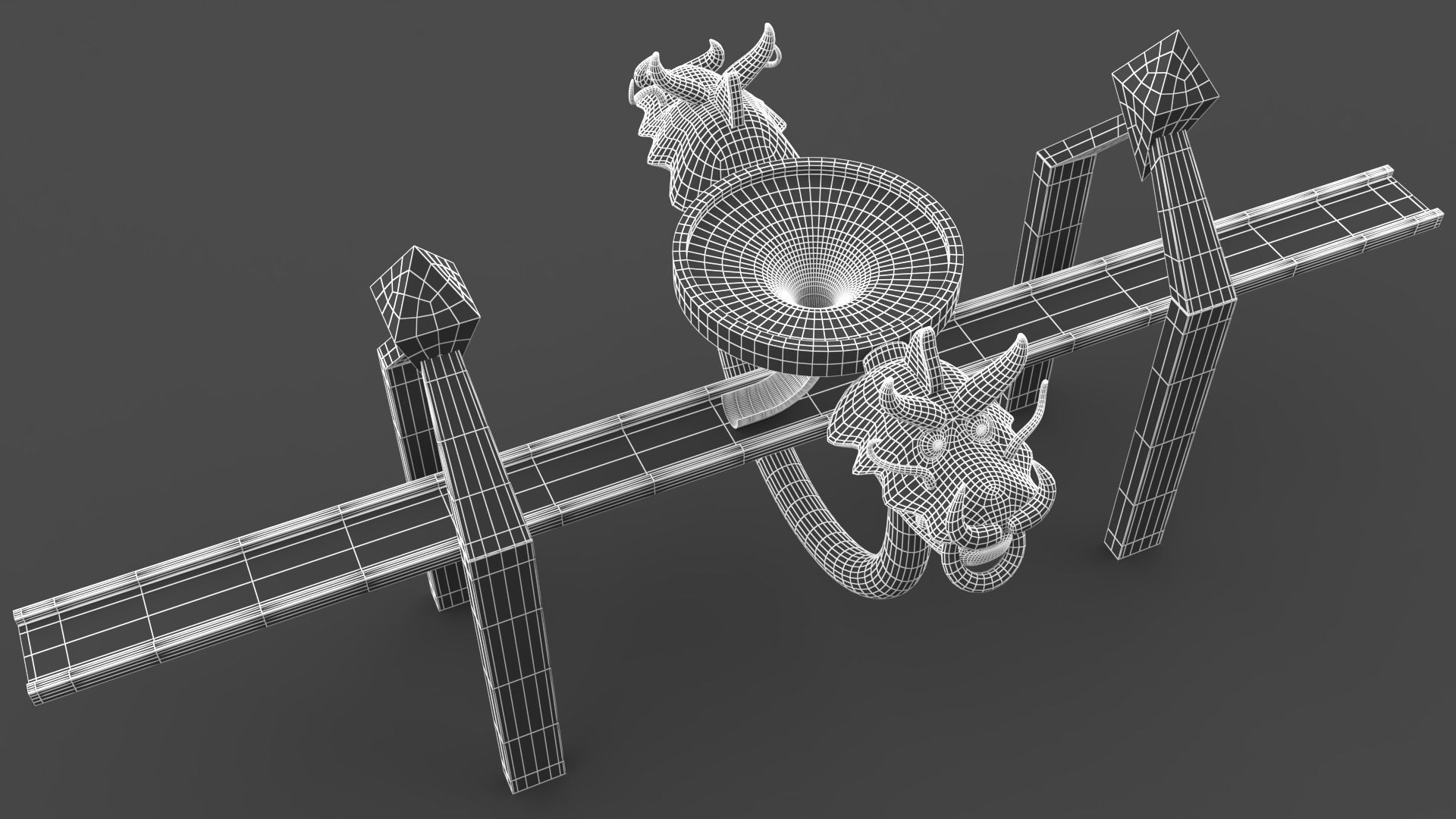 Infinity Run Game Stage Low-poly 3D model Low-poly 3D model_6