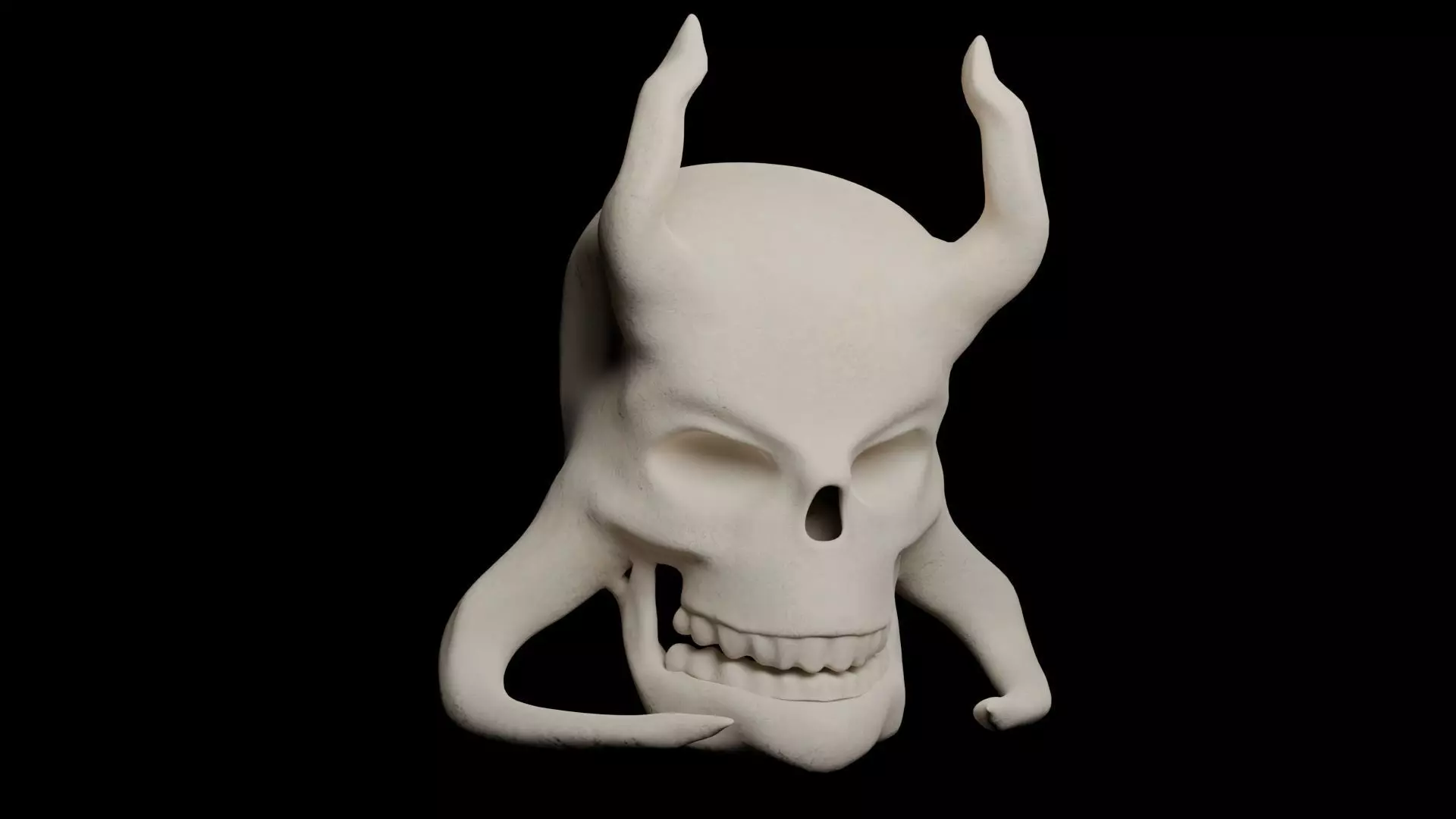 Demon Skull Free 3D model