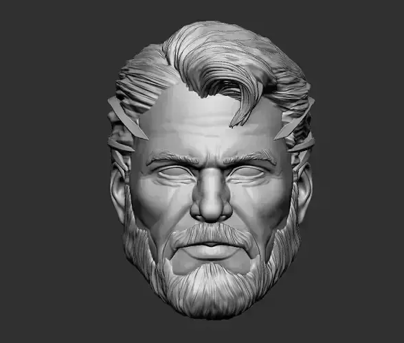 Superman 6th Dimension- Head for Action Figures 3D print model 3D print model