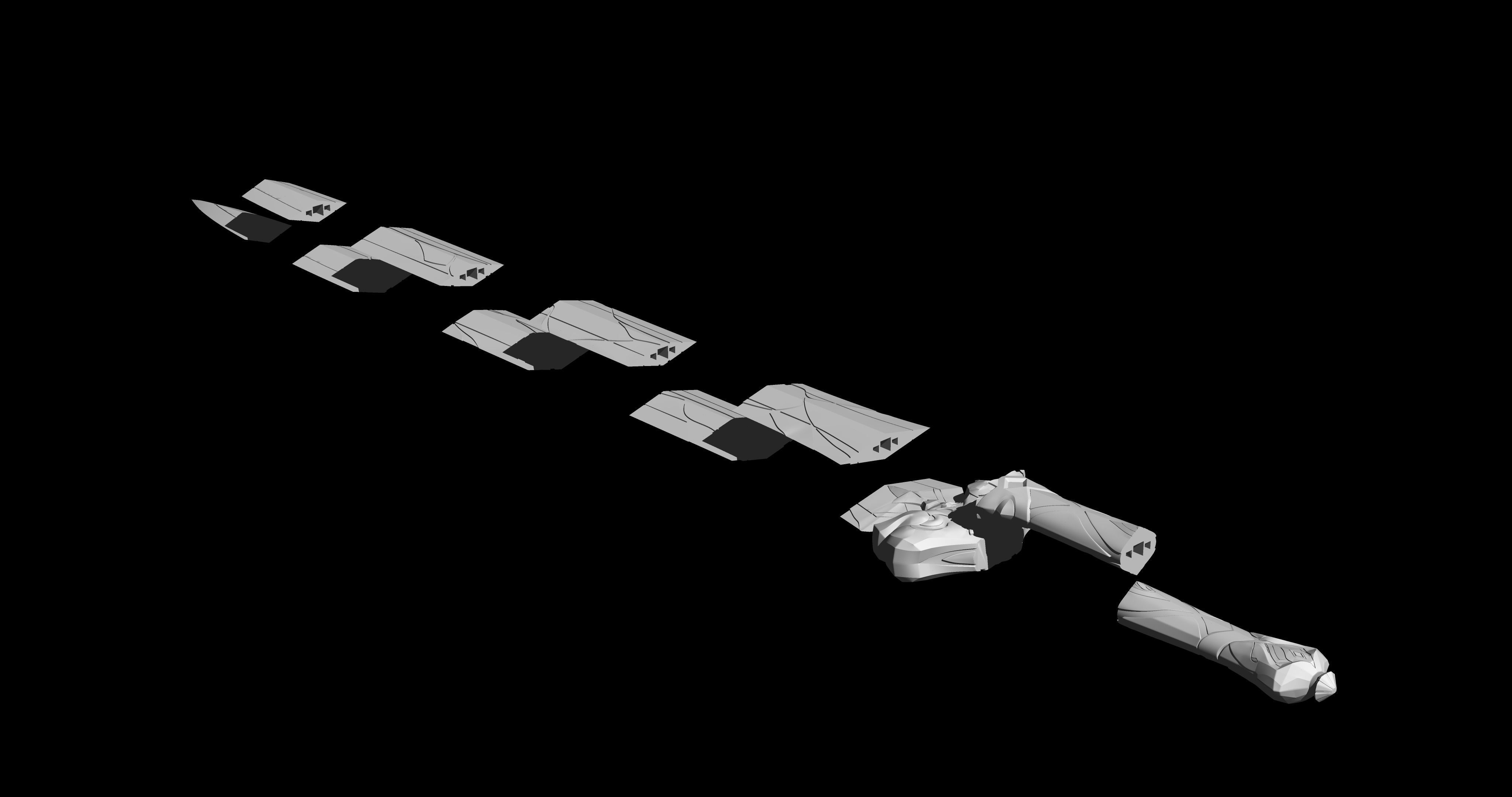 Honkai star rail blade sword 3D print model_5