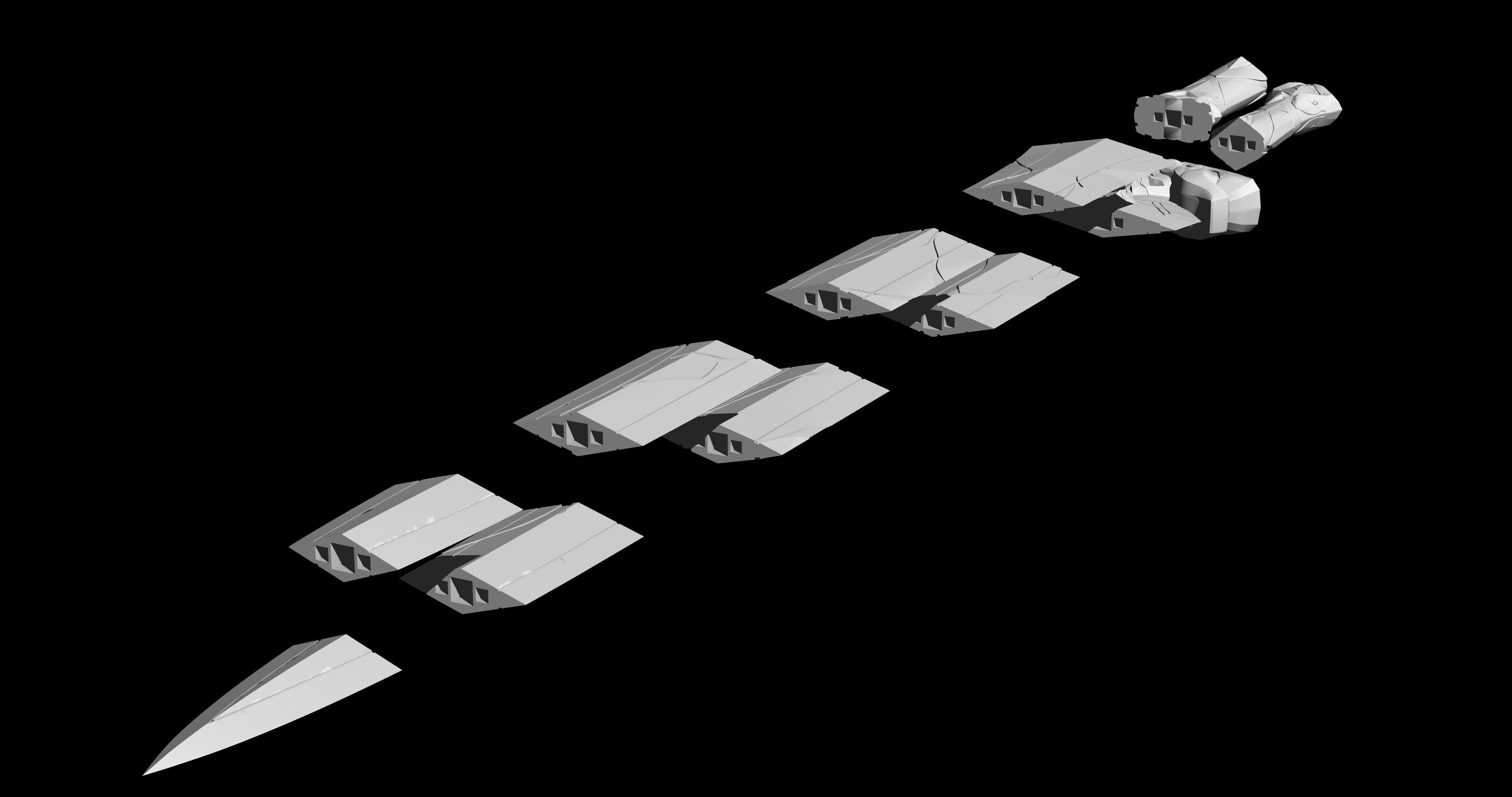 Honkai star rail blade sword 3D print model_6