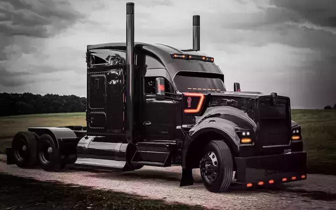 Kenworth W990 NO CHROME EDITION 3D model