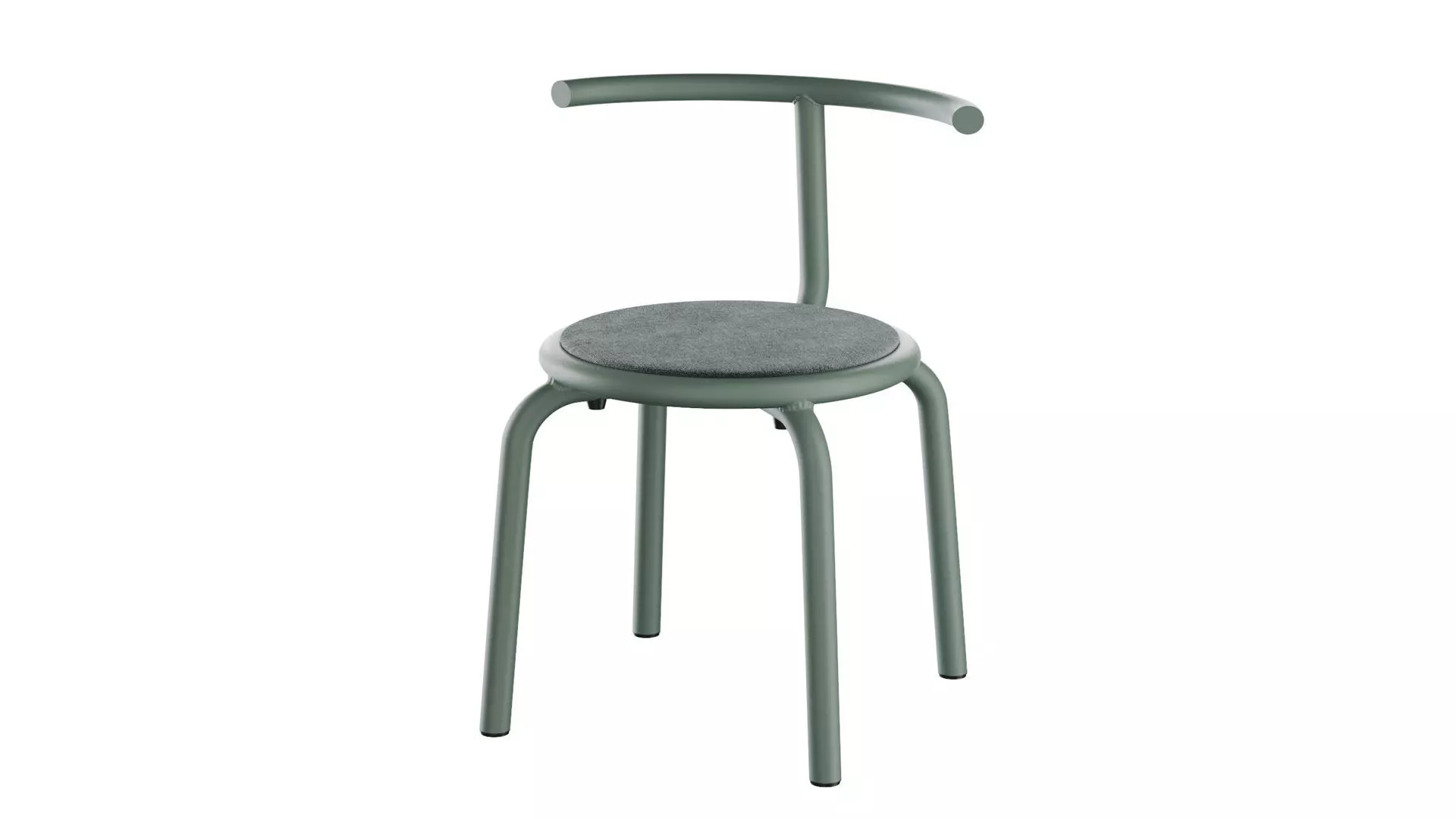 Torno Chair Upholstered Seat 3D model