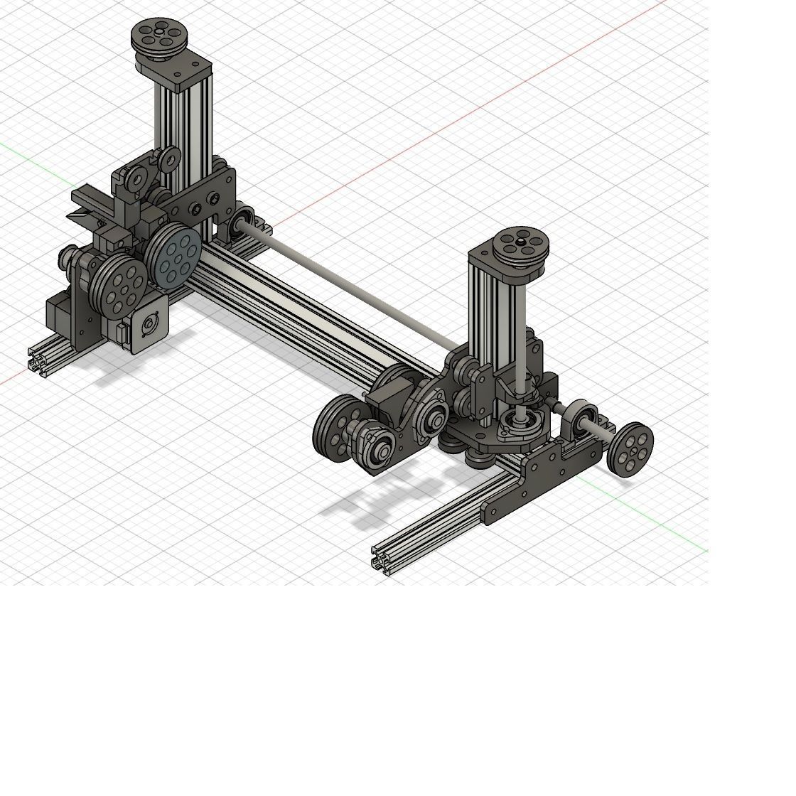 CNC Laser Engraver Rotary Attachment Module 3D print model_1