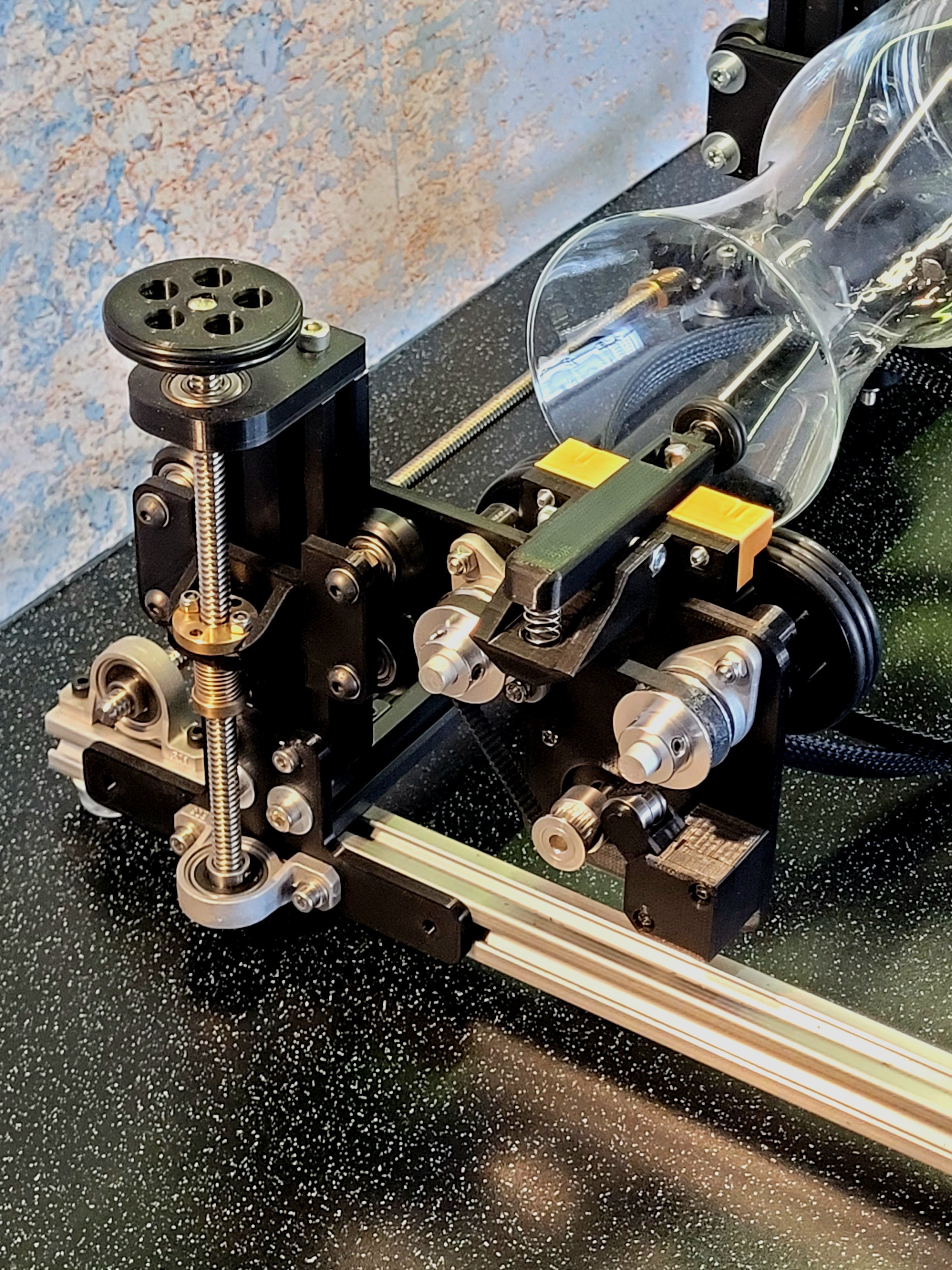 CNC Laser Engraver Rotary Attachment Module 3D print model_3