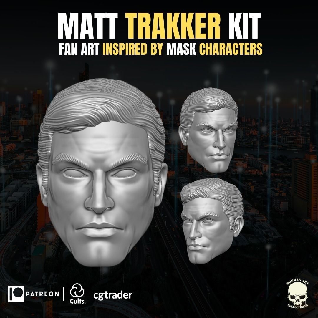 Matt Trakker Kit fan Art for Action Figures 3D print model_3