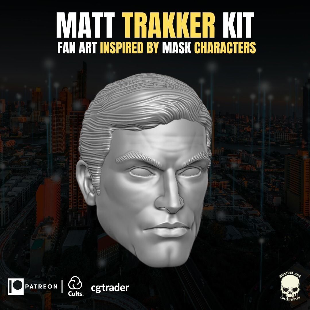 Matt Trakker Kit fan Art for Action Figures 3D print model_7