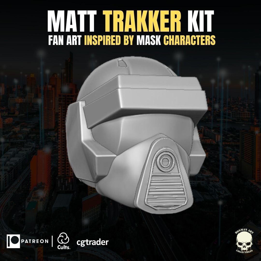Matt Trakker Kit fan Art for Action Figures 3D print model_10