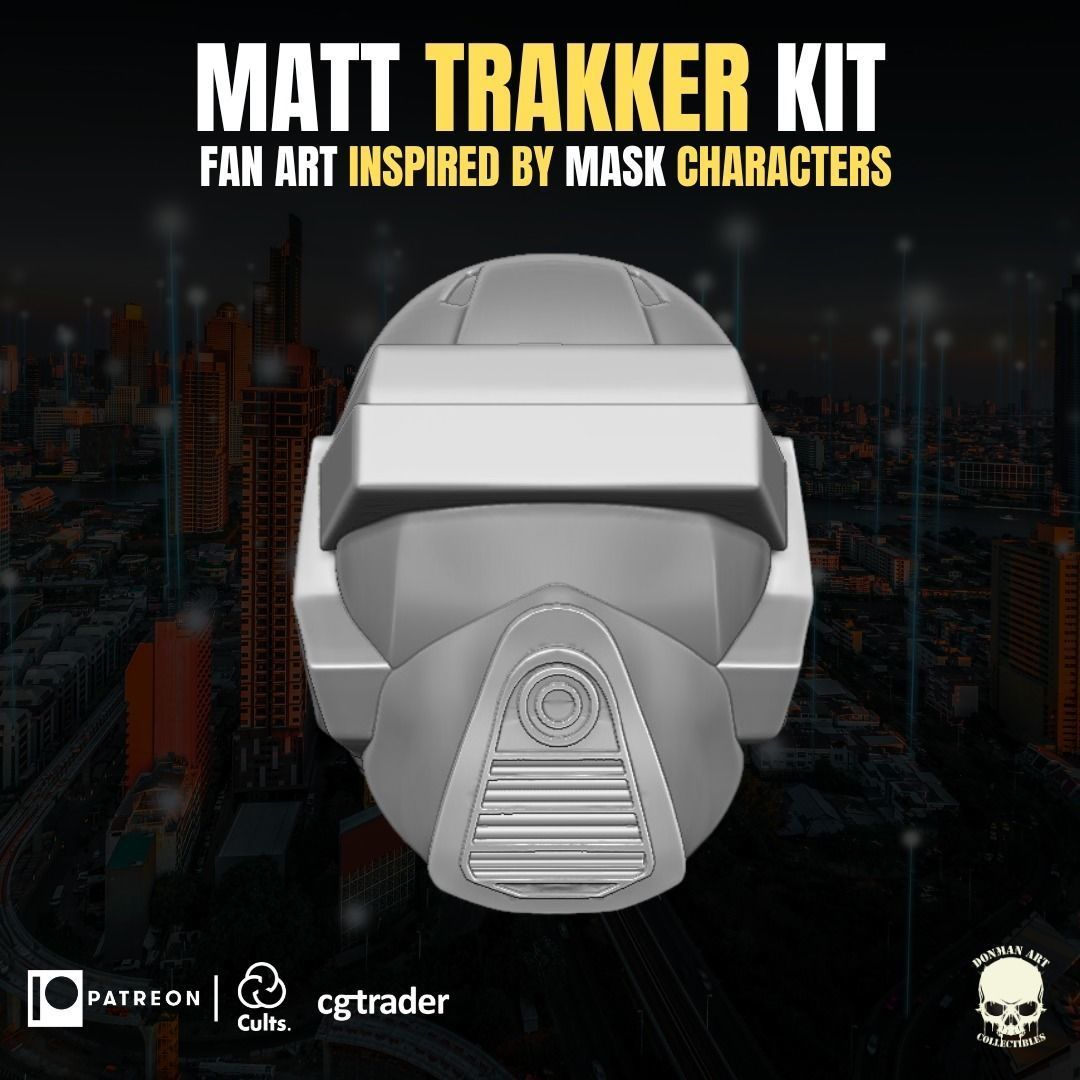 Matt Trakker Kit fan Art for Action Figures 3D print model_1