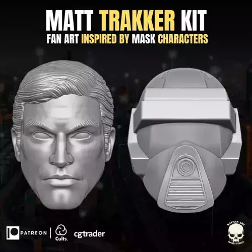 Matt Trakker Kit fan Art for Action Figures