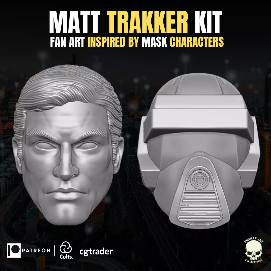 Matt Trakker Kit fan Art for Action Figures 3D print model_0