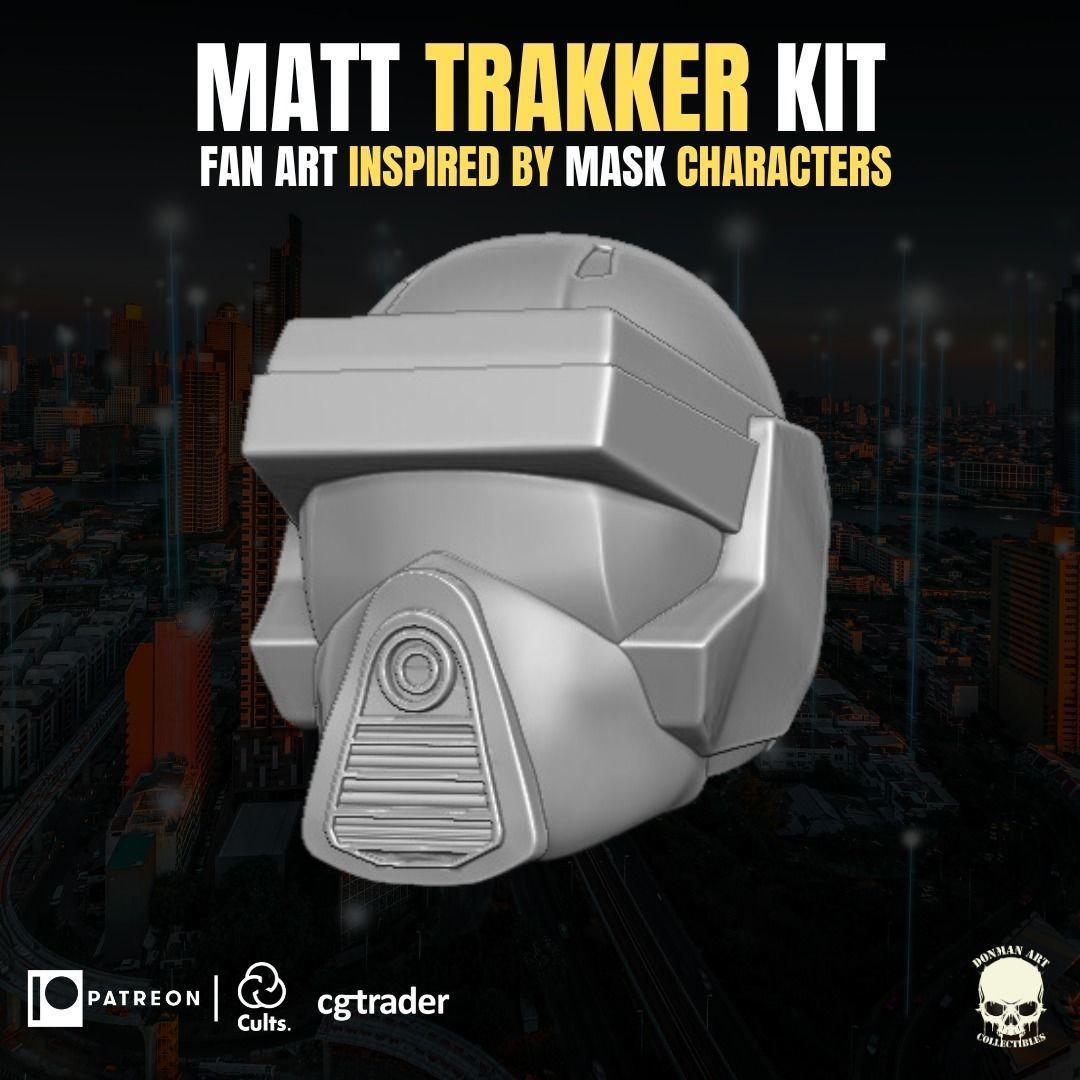 Matt Trakker Kit fan Art for Action Figures 3D print model_18