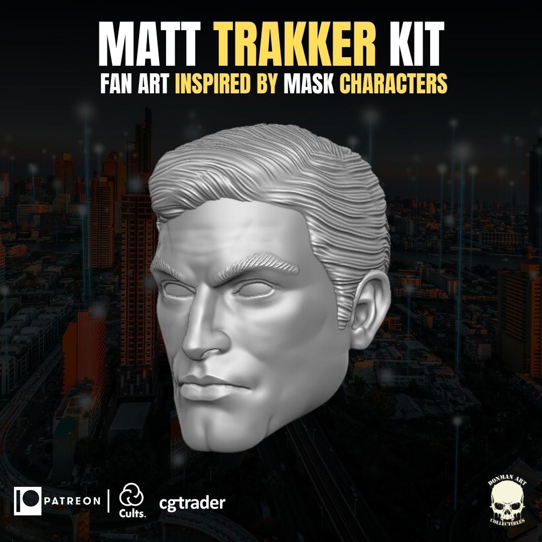 Matt Trakker Kit fan Art for Action Figures 3D print model_14