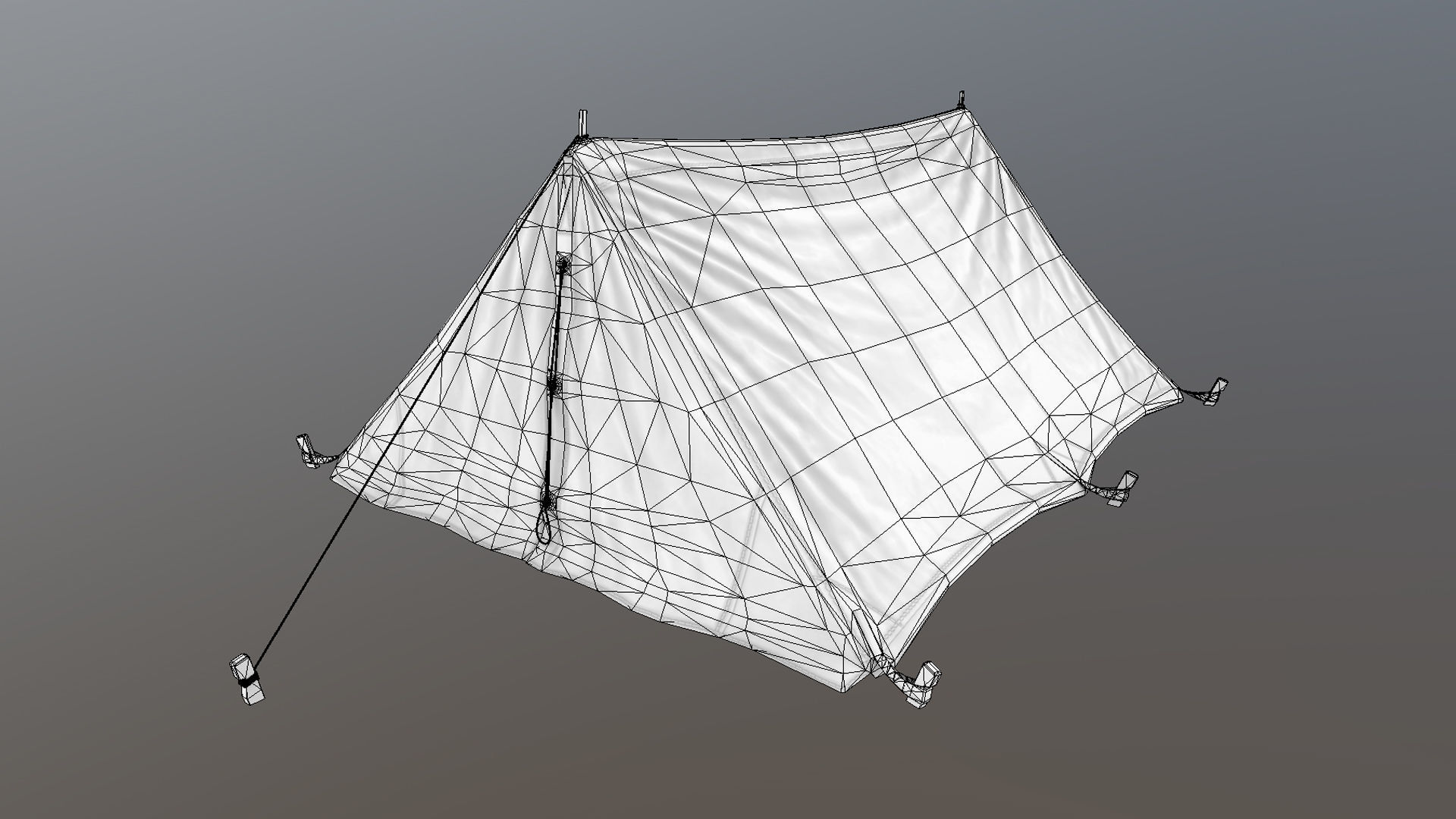 Military Tent WWII TwoSleeping 3D Model Collection_23