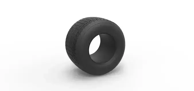 Dirt Sprint racing tire 23 Scale 1 to 25