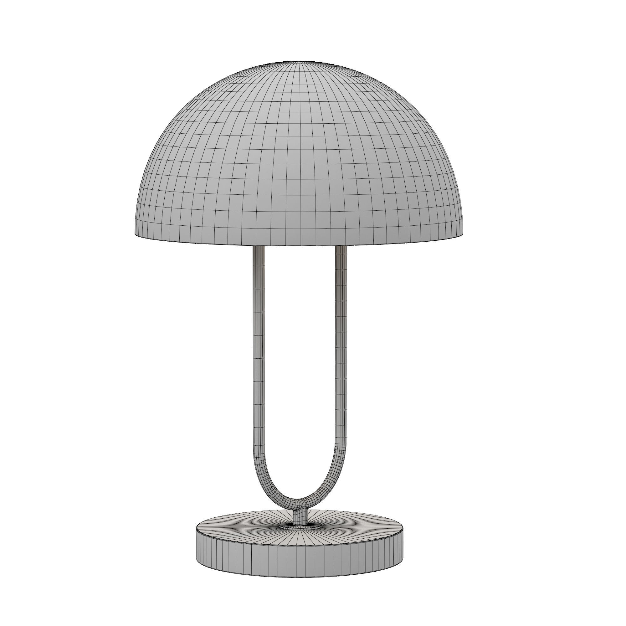 LIVIA ALABASTER TABLE LAMP - BRASS 3D model_4