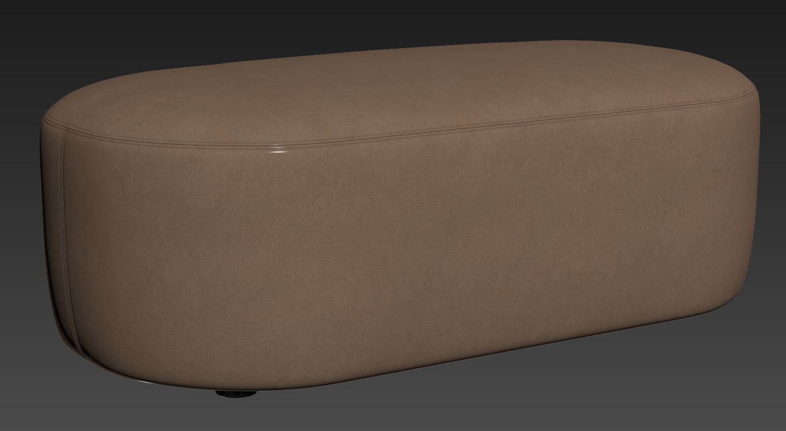 Guest pouf bench by Liu Jo Living 3D model_23