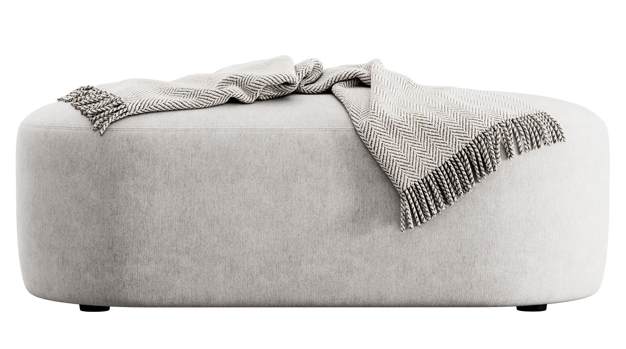 Guest pouf bench by Liu Jo Living 3D model_15