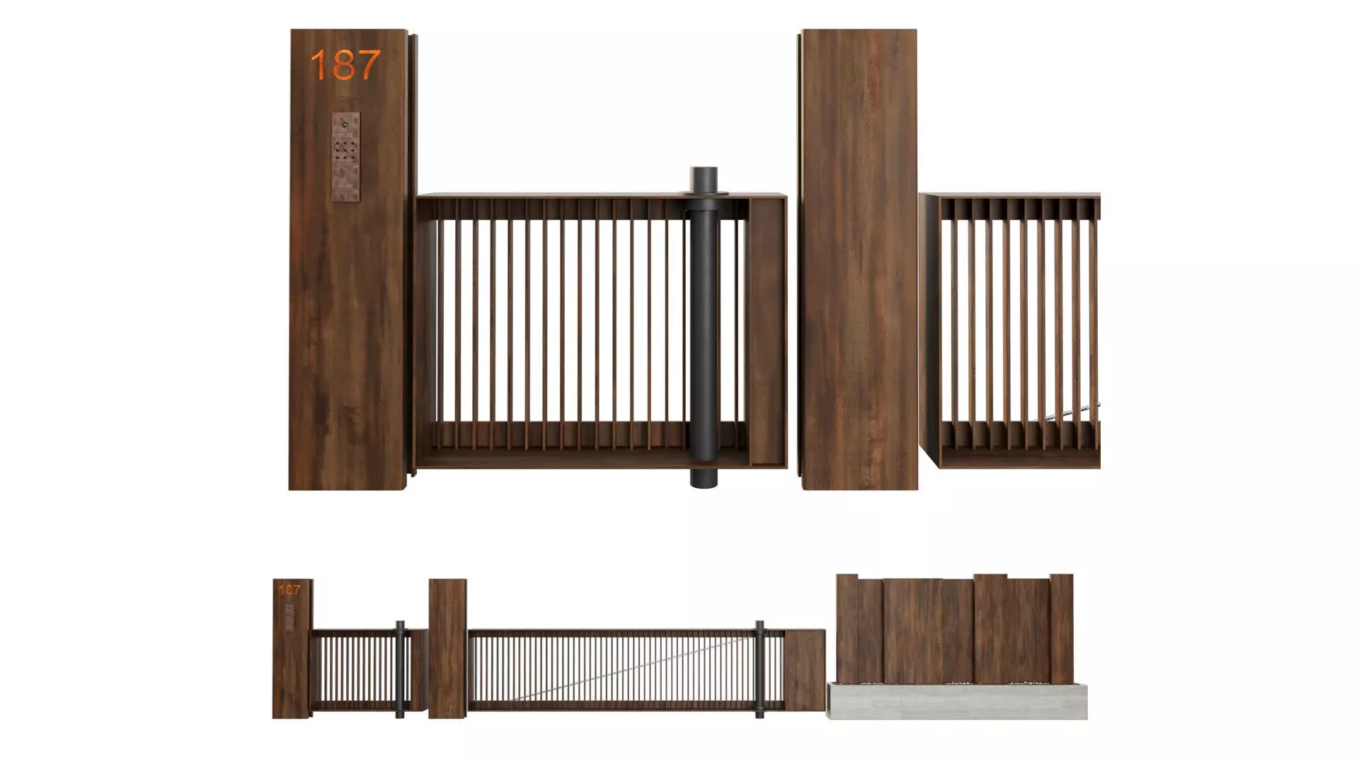 Entrance Group 4 3D model_0