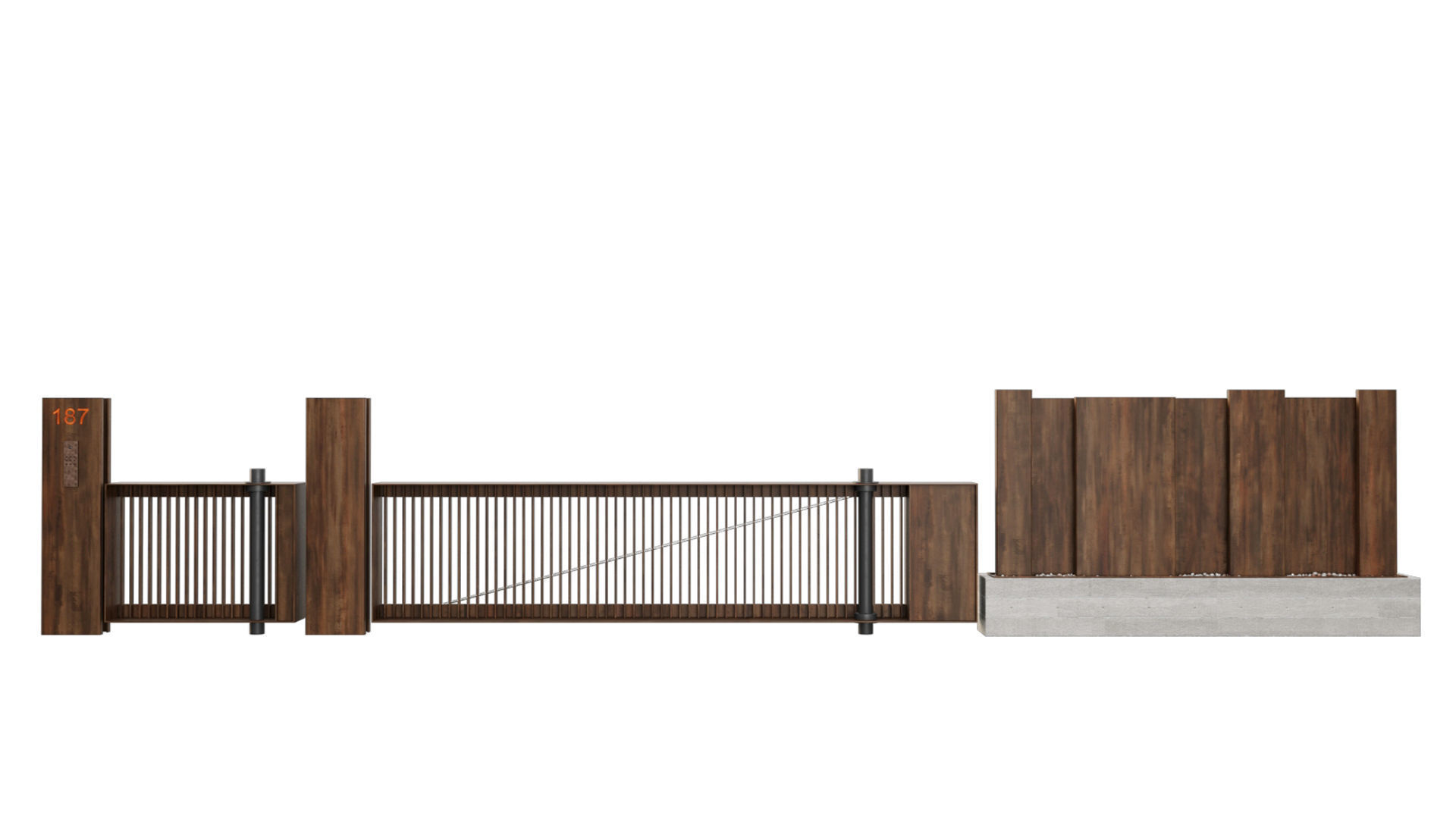 Entrance Group 4 3D model_1