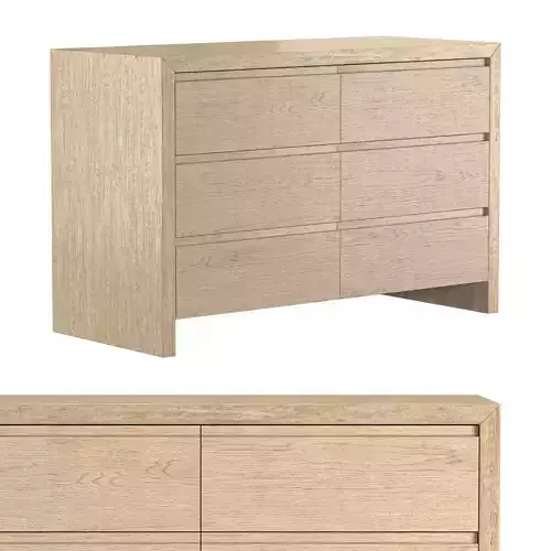 PIERA ITALIAN TRAVERTINE-WRAPPED DRESSER