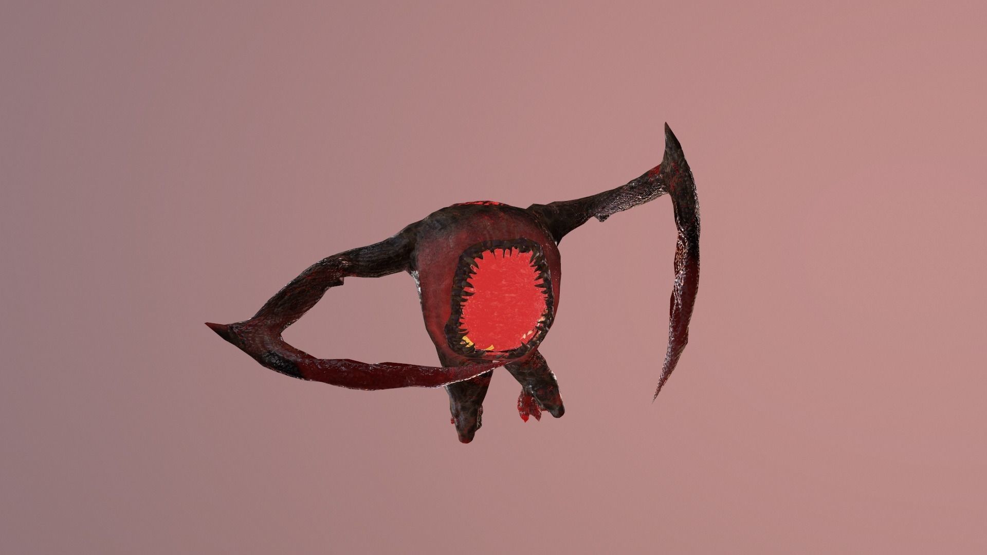 Eater1 Low-poly 3D model_14