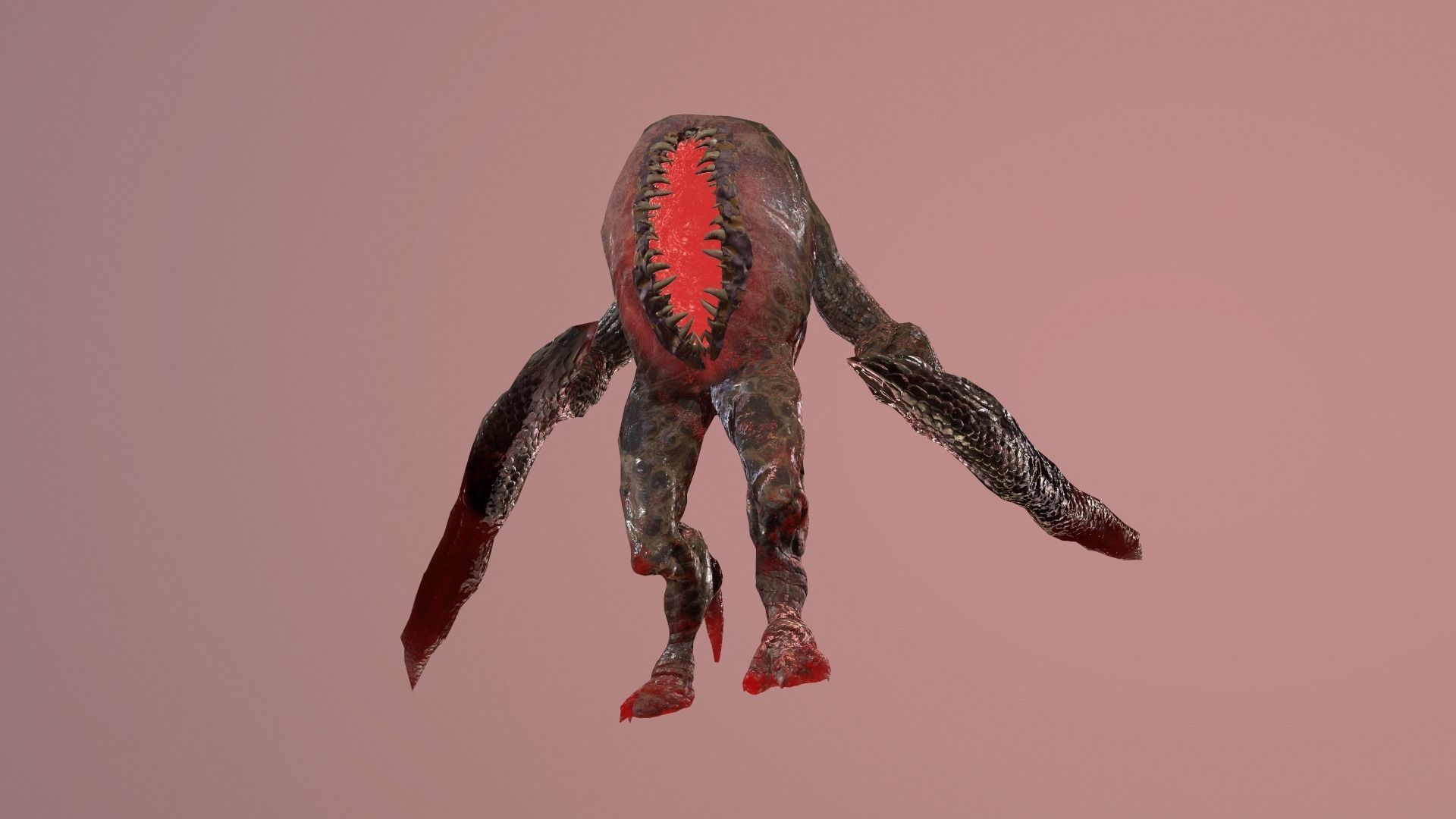 Eater1 Low-poly 3D model_18