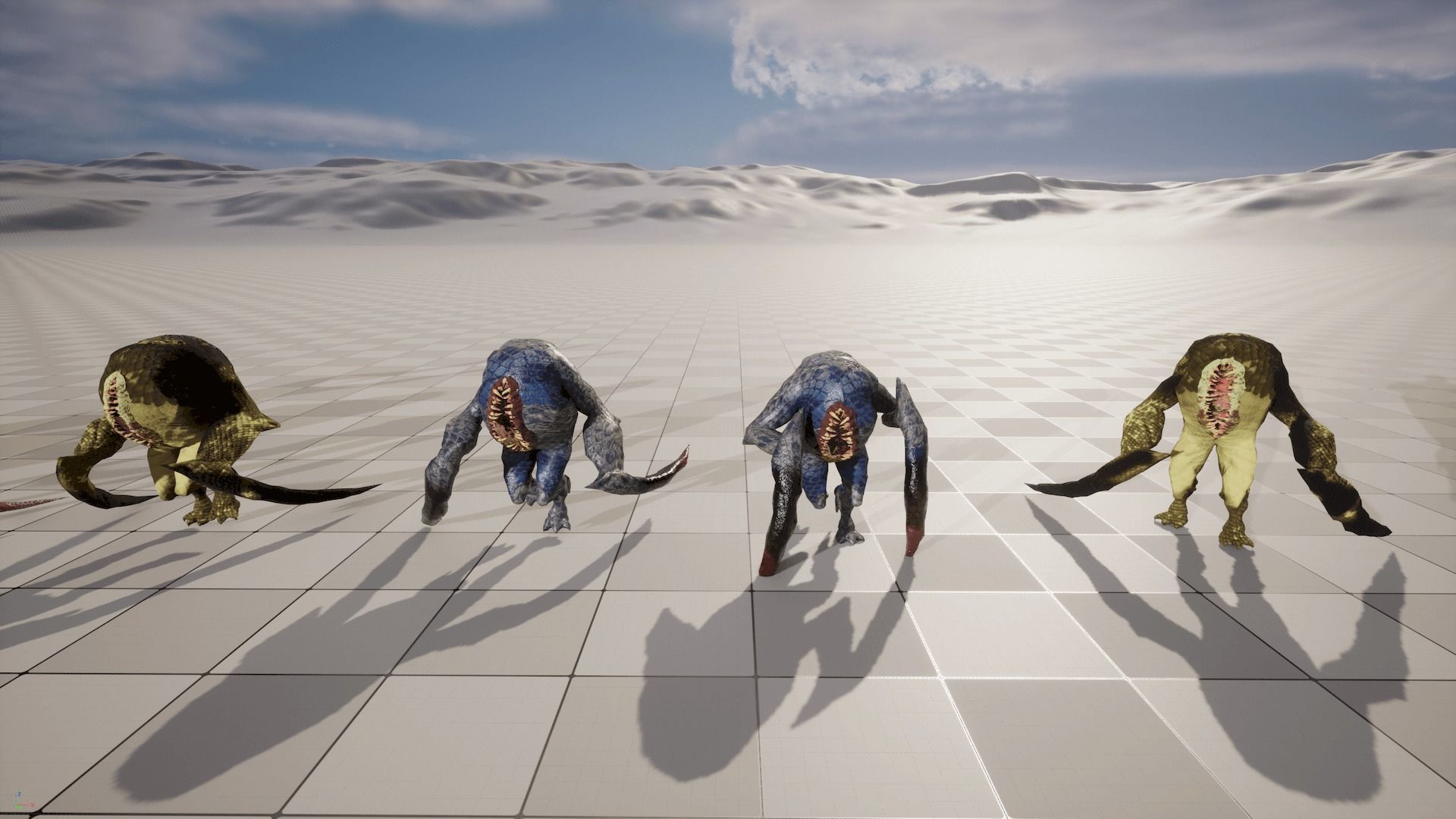 Eater1 Low-poly 3D model_3