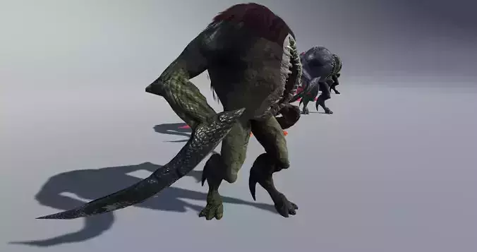 Eater1 Low-poly 3D model Eater1 Low-poly 3D model