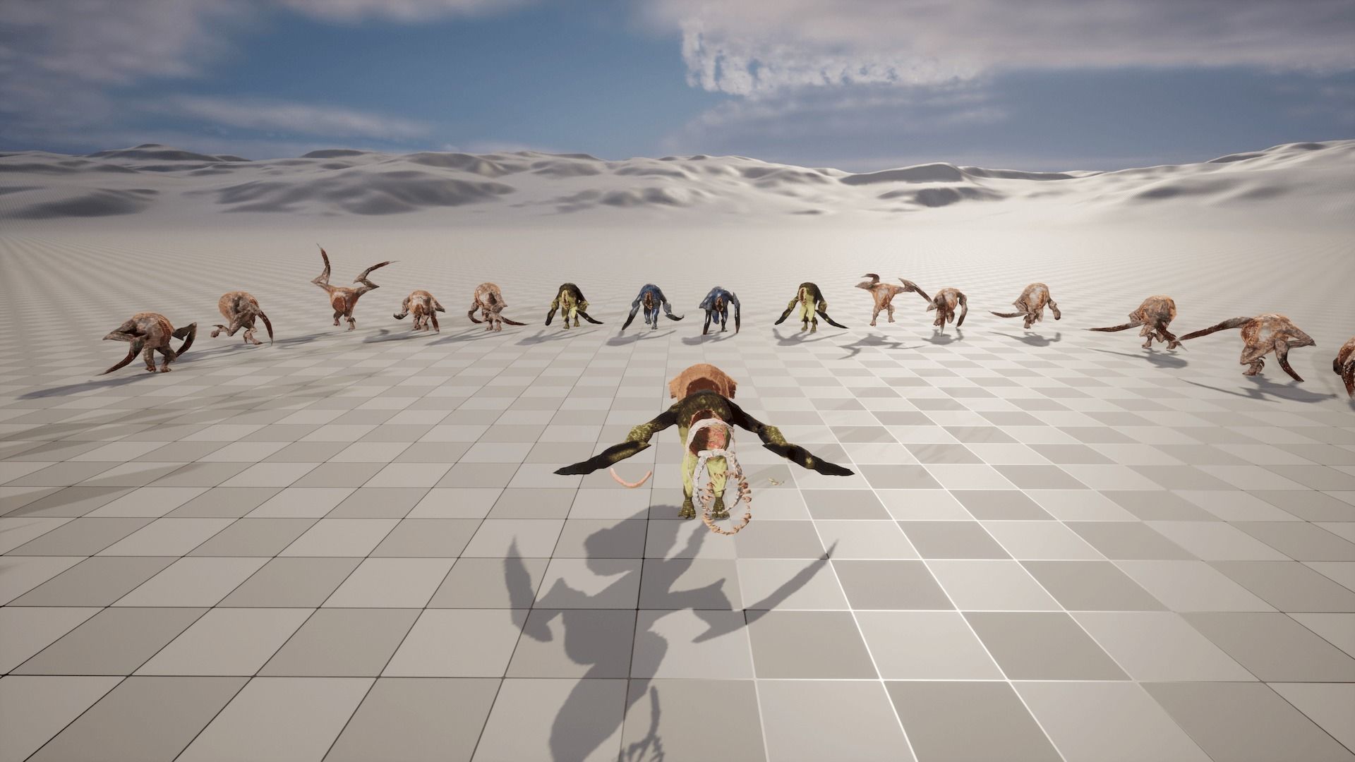 Eater1 Low-poly 3D model_11