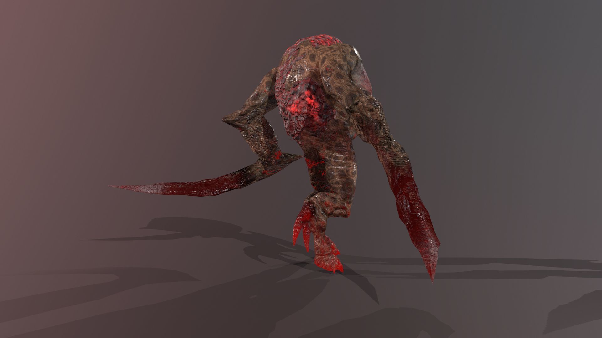 Eater1 Low-poly 3D model_37