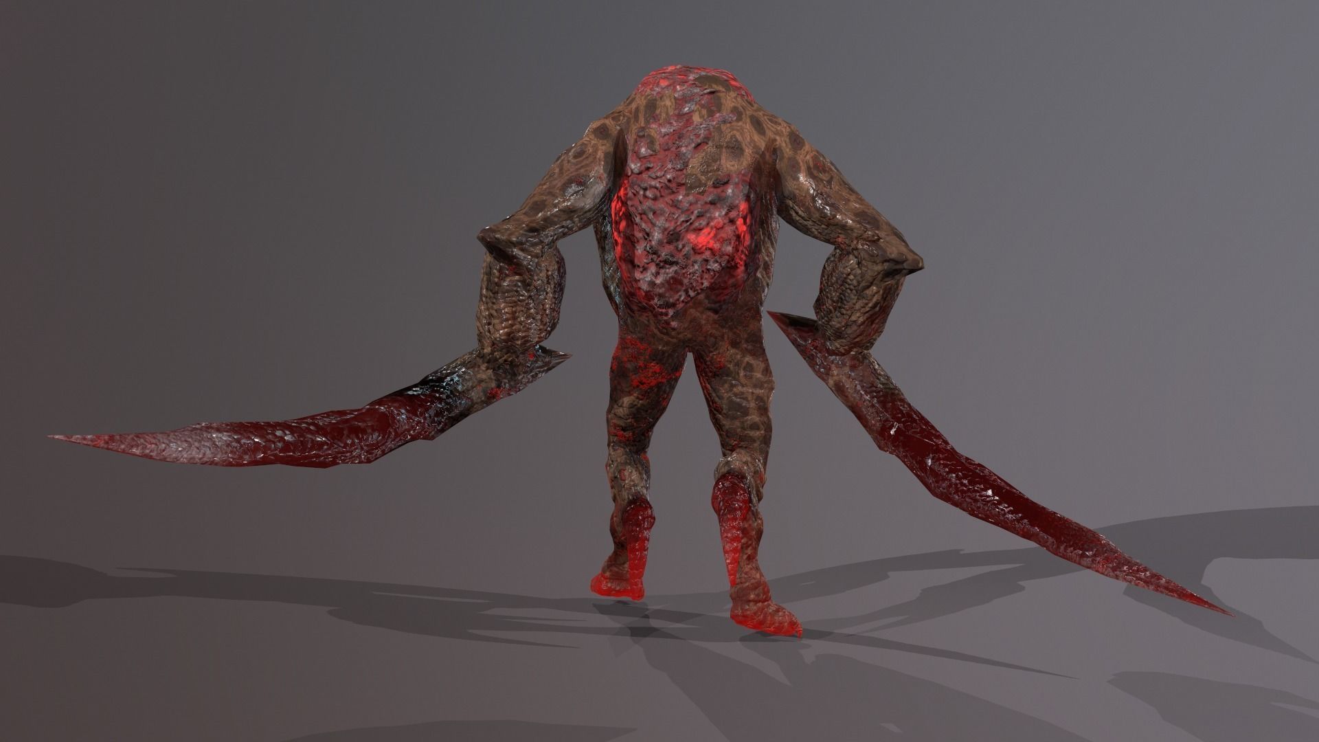 Eater1 Low-poly 3D model_16